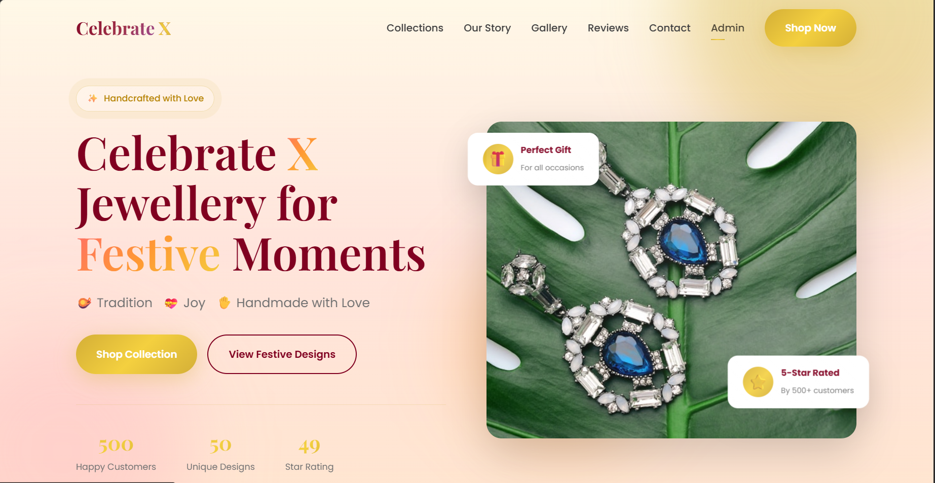 Celebrate X Jewelry Project